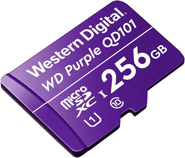 Alt view image 2 of 20 - WD Purple WDD256G1P0C 256 GB Class 10/UHS-I U1 microSDXC