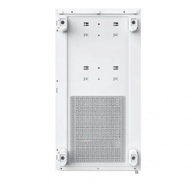 Alt view image 5 of 7 - MONTECH XR, ATX Mid-Tower PC Gaming Case, 3 x 120mm ARGB PWM Fans  Pre-Installed, Full-View Dual Tempered Glass Panel, Wood-Grain Design I/O Interface, Support 4090 GPUs, 360mm Radiator Support, White