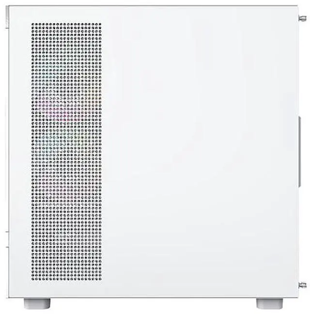 Alt view image 6 of 7 - MONTECH XR, ATX Mid-Tower PC Gaming Case, 3 x 120mm ARGB PWM Fans  Pre-Installed, Full-View Dual Tempered Glass Panel, Wood-Grain Design I/O Interface, Support 4090 GPUs, 360mm Radiator Support, White