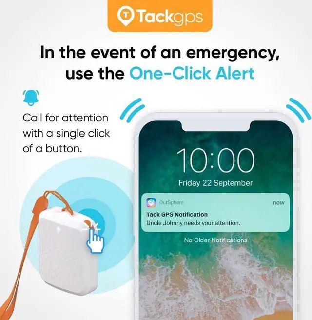 Alt view image 2 of 5 - Tack GPS Location Tracker (TK20)
