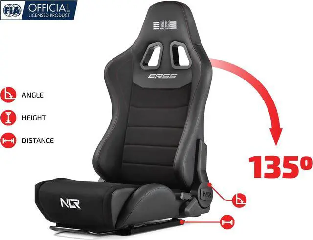 Alt view image 7 of 14 - Next Level Racing ERS5 Elite Reclining Seat Suede Edition NLR-E055