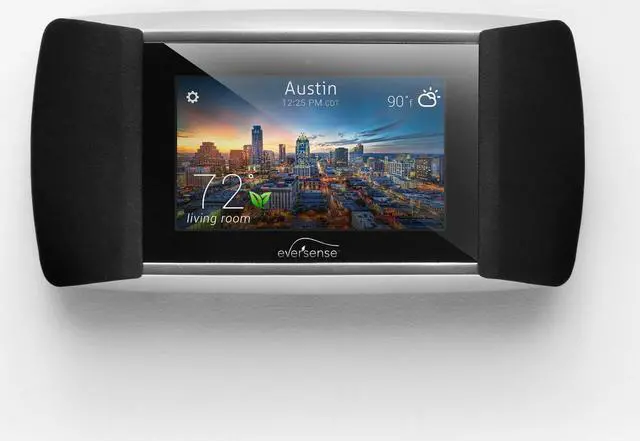 Alt view image 3 of 8 - Allure Energy - EverSense Wi-Fi Touch-Screen Thermostat - Black
