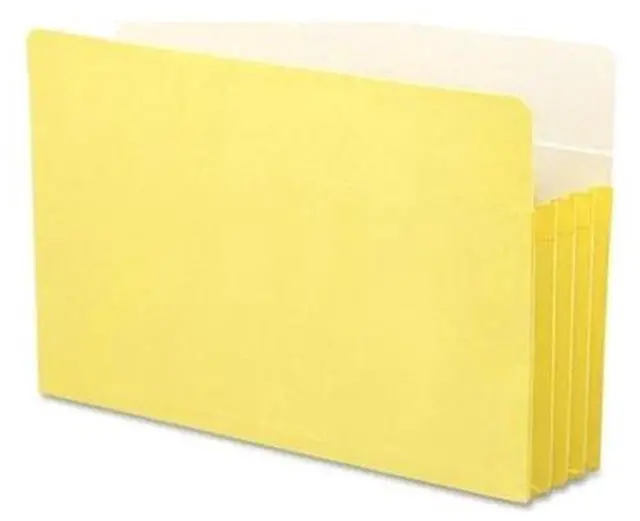 Main image of Smead Manufacturing Company SMD74233 Top-Tab File Pocket- Lgl- 14-.75in.Wx9-.50in.H- 3-.50in. Exp- YW