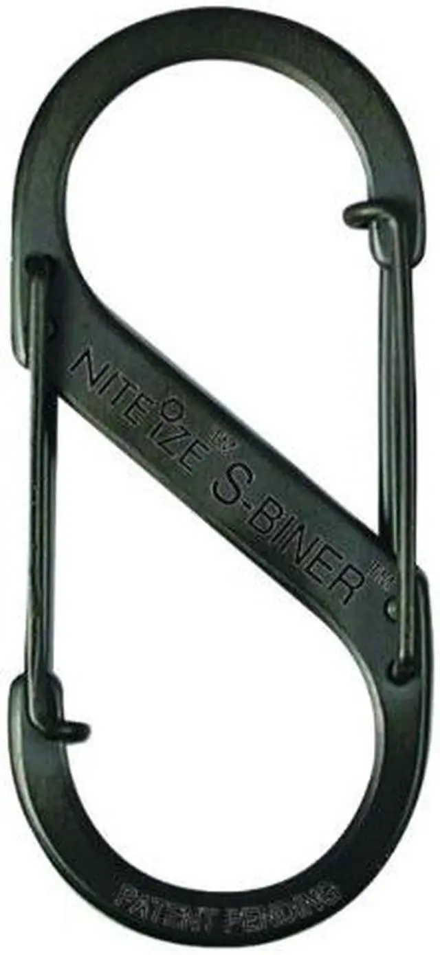 Alt view image 3 of 18 - NITE IZE SB3-03-01 Double Gated Carabiner,2-5/8 In.,Black