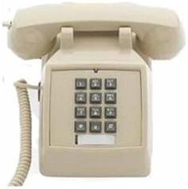 Alt view image 2 of 5 - Scitec Inc. Corded Telephone SCI-25101 Scitec 2510D-E Ash - No MW