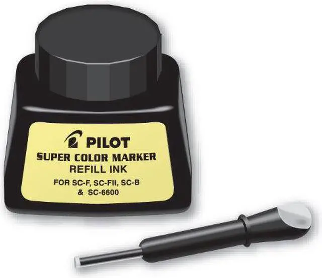 Alt view image 3 of 11 - Pilot Pilot Jumbo Refillable Permanent Marker Ink Refill, Black Ink 48500