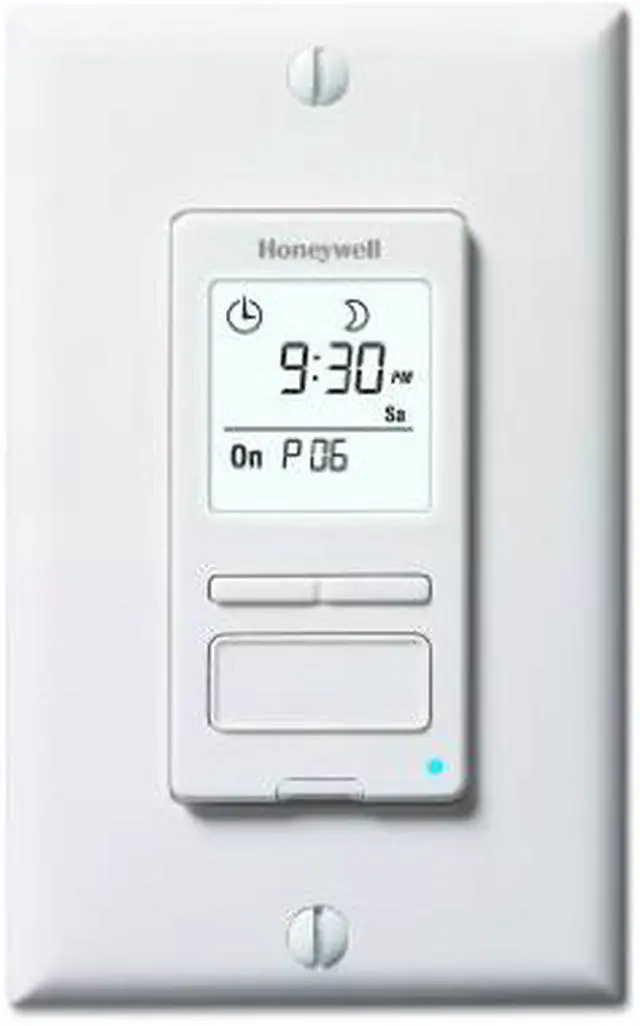 Alt view image 2 of 7 - Honeywell RPLS540A1002/U Econoswitch 7-Day/Solar Programmable Lighting Timer - W