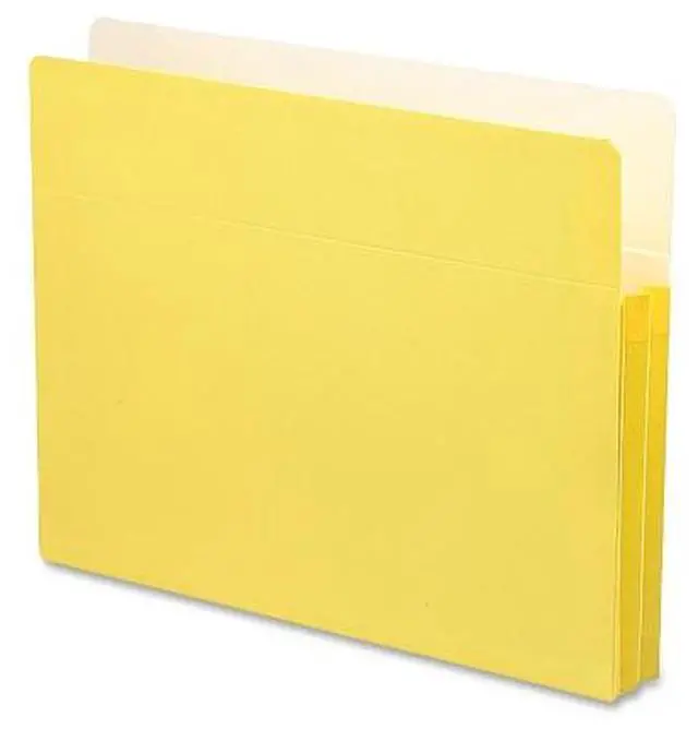 Main image of Smead Manufacturing Company SMD73223 Top-Tab File Pocket- Ltr- 11-.75in.Wx9-.50in.H- 1-.75in. Exp- YW