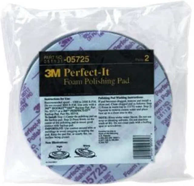 Alt view image 2 of 2 - 3M 05725 8 Inch Single-Sided Foam Polishing Pad (1 Pad)