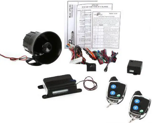 Alt view image 2 of 15 - Audiovox APS25 Car Alarm Vehicle Security System