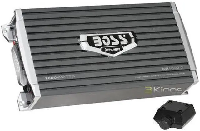 Alt view image 5 of 20 - New Boss Ar1600.2 1600 Watt 2 Channel Car Amplifier Car Audio Car Amp Class A/B