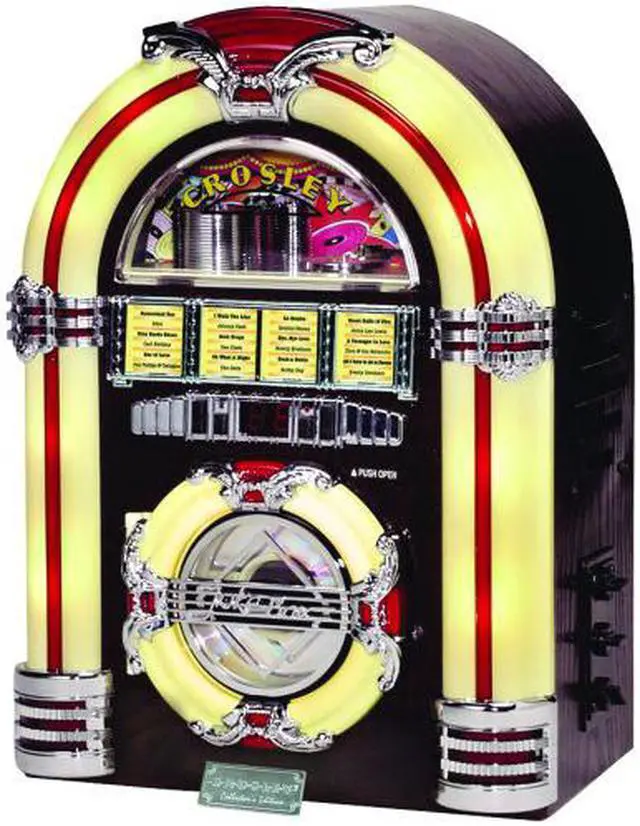 Alt view image 2 of 6 - Crosley CR11CD Jukebox CD Player