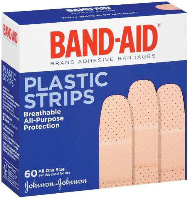 Alt view image 5 of 20 - Band-Aid Brand Tru-Stay Plastic Strips Adhesive Bandages All One Size 60/Count (513186) 100563500