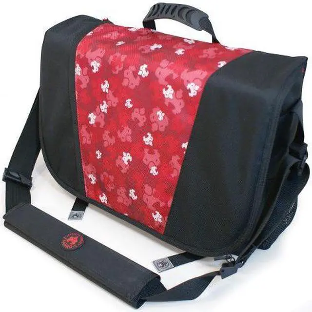 Alt view image 12 of 17 - Sumo - Messenger Bag - 15.6" or 16" screens - Black/Red