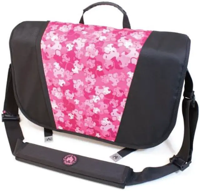 Alt view image 9 of 19 - Sumo - Messenger Bag - 15.6" or 16" screens - Black/Pink