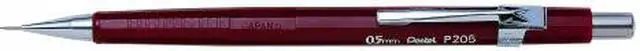 Main image of Pentel Sharp Mechanical Drafting Pencil 0.5 mm Burgundy Barrel P205B