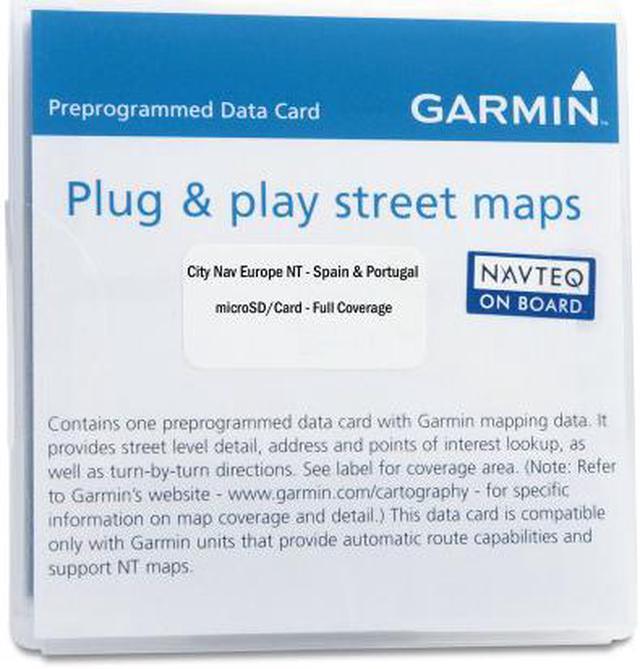 Alt view image 3 of 4 - Garmin City Navigator NT Spain & Portugal - Micro SD
