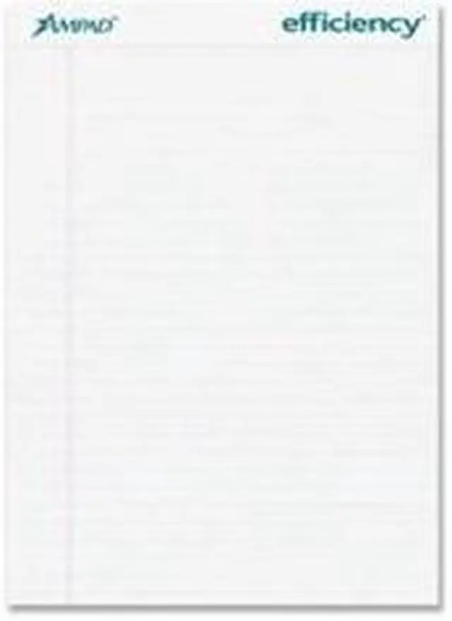 Main image of Perforated Writing Pads Wide/Legal Rule 50 White 8.5 x 11.75 Sheets Dozen 20360