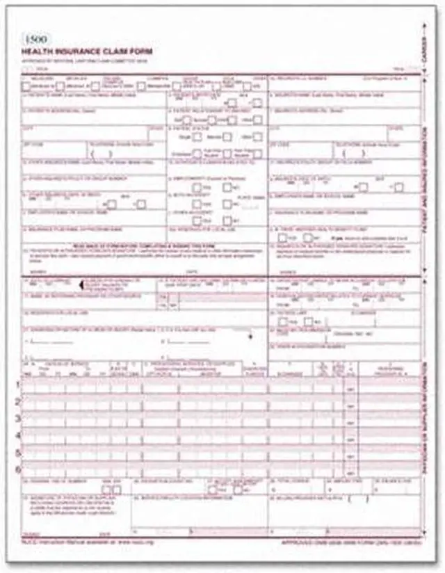 Alt view image 2 of 8 - Centers for Medicare and Medicaid Services Forms, 8 1/2 x 11, 500 Form