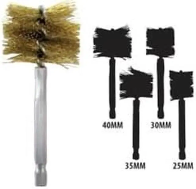 Alt view image 3 of 8 - 25mm-40mm Brass Bore Brush Set