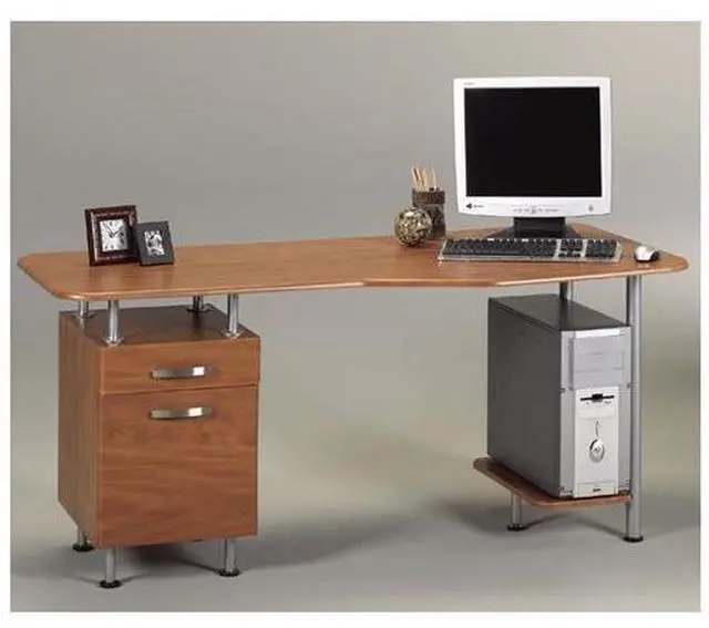Alt view image 2 of 7 - Mayline Compact Box/File Desk Computer Workstation 1 EA