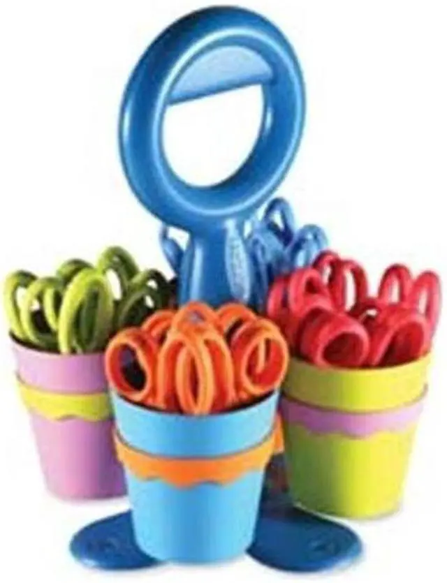 Alt view image 2 of 16 - Westcott School Scissor Caddy and 24 Kids Scissors With Microban 5" Blunt 14756