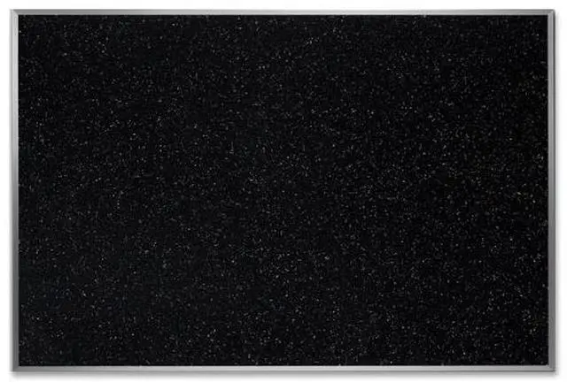 Alt view image 2 of 14 - 24.0" x 36.0" Aluminum Frame Recycled Rubber Bulletin Board - Confetti