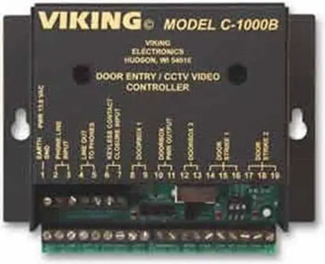 Alt view image 4 of 6 - VIKING C1000B UNIVERSAL DOOR ENTRY SYSTEM VIDEO SWITCH