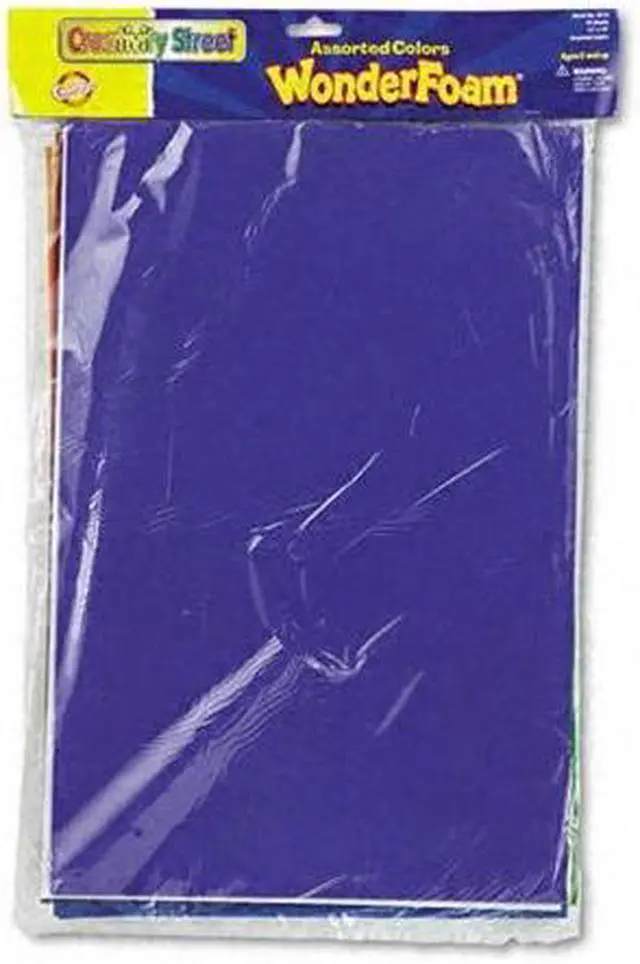 Alt view image 2 of 7 - Wonderfoam Sheets, 12 x18, Assorted Colors, 10 Sheets/Pack