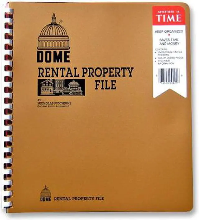 Main image of Dome 920 Rental Property File, 11" x 9.75" Sheet Size - Copper Cover - 1 Each