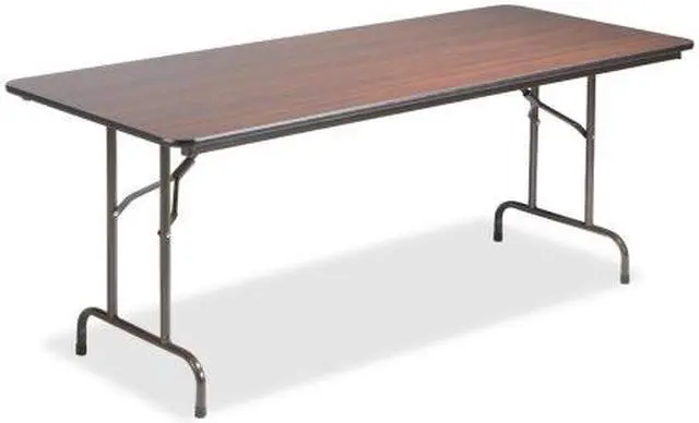 Alt view image 2 of 8 - Folding Table, 72"x30"x29", Mahogany