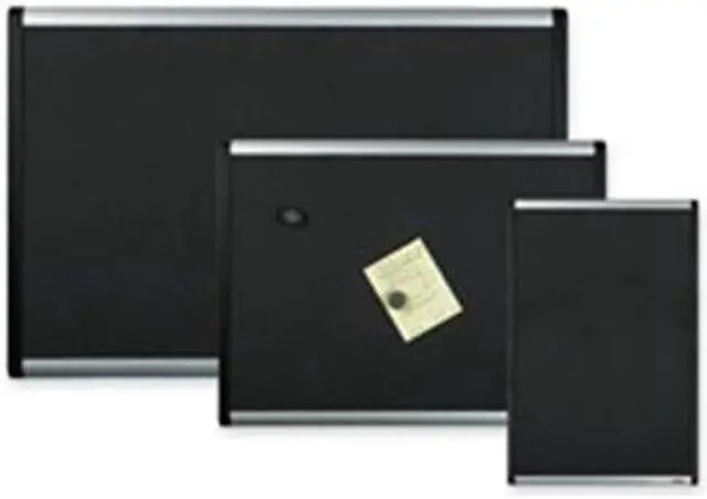 Alt view image 2 of 13 - Lorell Bulletin Board Mesh Fabric w/ Hardware 3'x2' AM Frame 75697