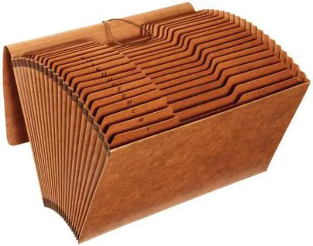 Alt view image 4 of 20 - Pendaflex Heavy-Duty Expanding File 21 Pockets 1/3 Tab Legal Brown R119ALHD