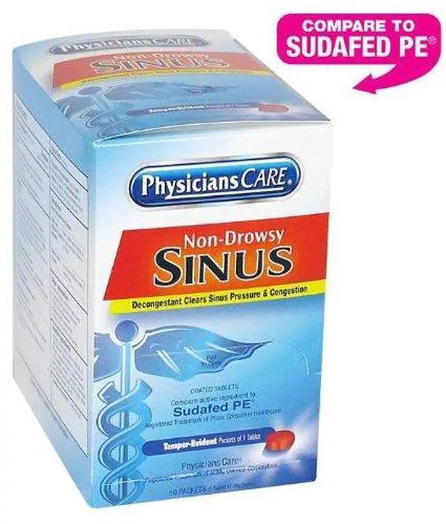 Main image of PhysiciansCare First Aid,Sinus Tablet,Oe 90087
