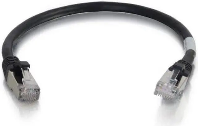 Main image of C2G 00716 Cat6a Cable - Snagless Shielded Ethernet Network Patch Cable, Black (12 Feet, 3.65 Meters)