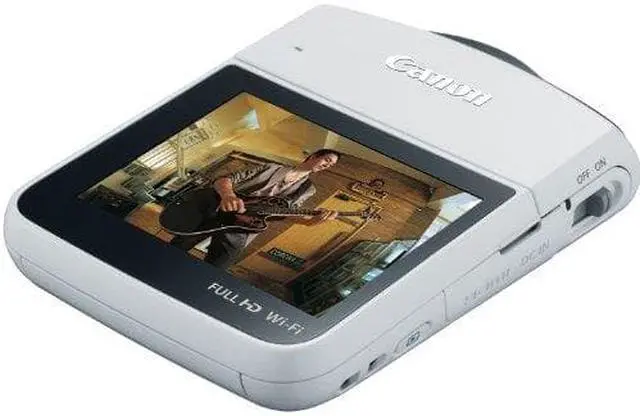 Alt view image 3 of 3 - Canon VIXIA Mini Camcorder (White)