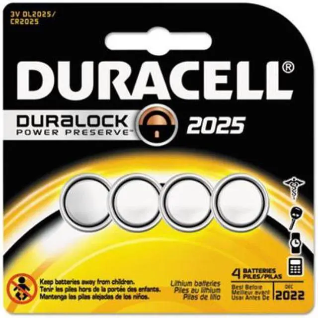 Main image of DURACELL DL20254PK 4-pack Lithium Coin Cell Batteries