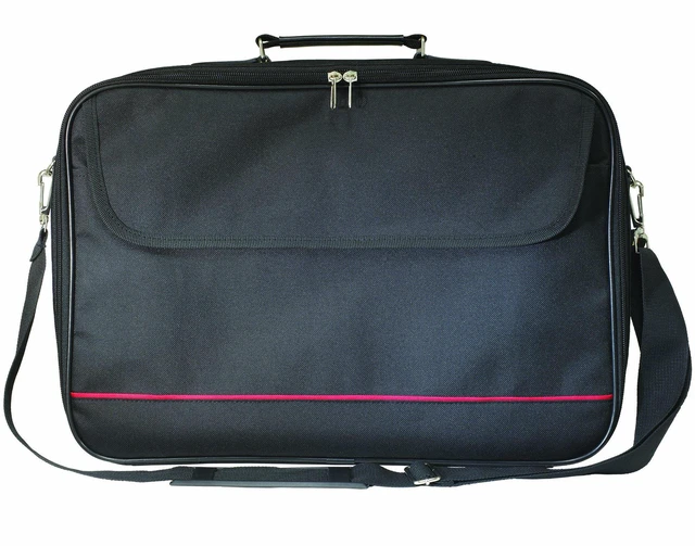 Main image of Digital Treasures ToteIt! Carrying Case for 17.6" Notebook - Black - Shoulder Strap, Handle - 12.8" Height x 18" Width x 3.3" Depth
