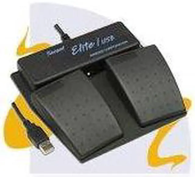 Alt view image 3 of 3 - Kinesis Savant Elite Programmable Dual Pedal Foot Switch FS20A