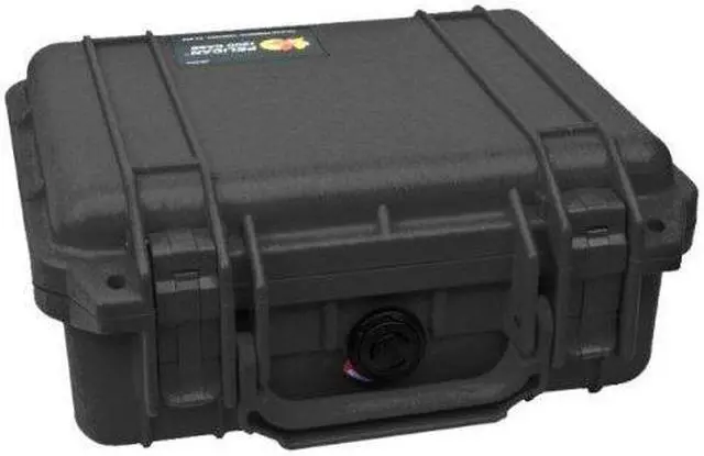 Alt view image 4 of 10 - Pelican 1200 Small Protector Waterproof 10.6x10x4.8in Case, Black, No Foam