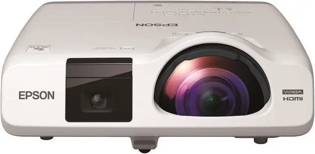 Alt view image 2 of 4 - Epson BrightLink 536Wi WXGA 3LCD Short-throw Interactive Classroom Projector 3400 lumens, V11H670022