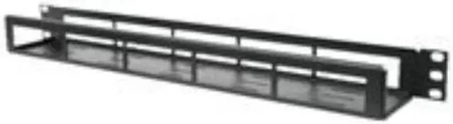 Main image of RackSolutions 1U Horizontal Cable Management Tray (3in Deep) - Efficient Cable Routing and Organization