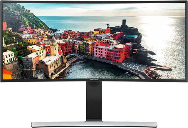 Alt view image 4 of 20 - Samsung S34E790C Glossy Black 34" Curved WQHD Cinema Wide 4ms (GTG) HDMI LED Backlight LCD Monitor 300 cd/m2 DCR Mega Infinity (3000:1) Dual Speakers, Height Adjustable