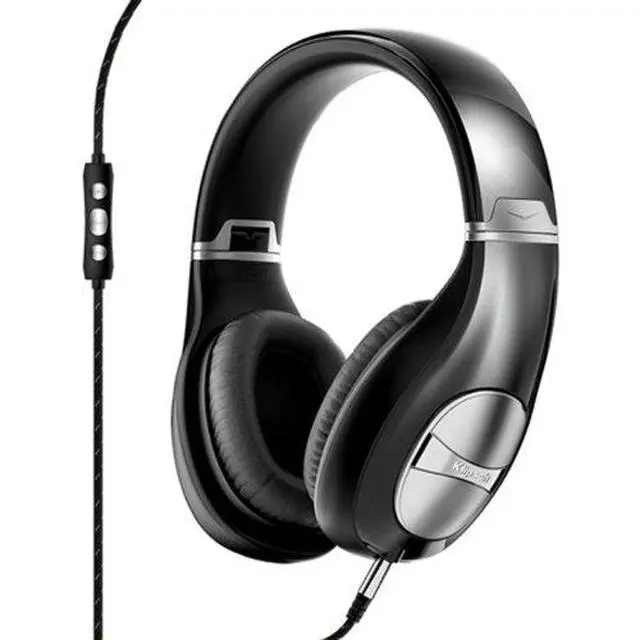 Alt view image 3 of 5 - Klipsch STATUS Over-Ear Headphones with Remote + Mic (Black)