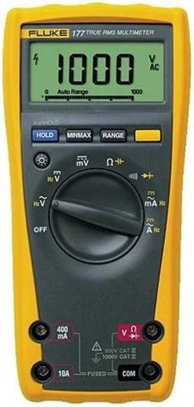Alt view image 4 of 12 - Fluke 177 True RMS Digital Multimeter with backlight