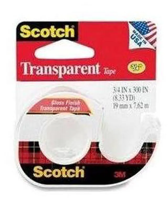 Alt view image 2 of 6 - Scotch Gloss Finish Transparent Tape