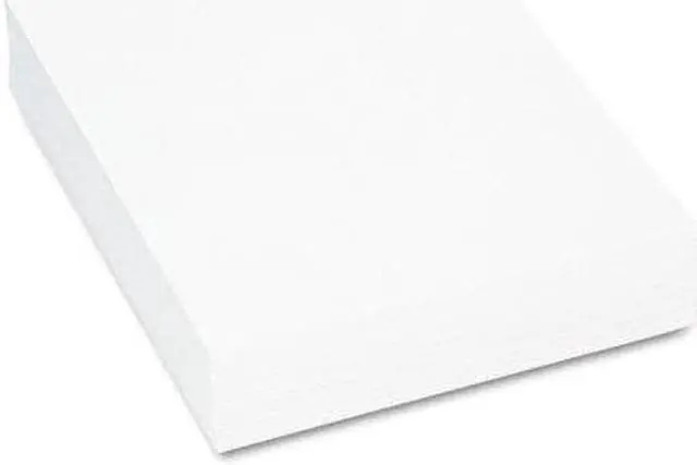 Main image of 8-1/2'' x 11" Laser Cut Sheet, 20# White Stock, 2 Hole Punch Top, 5/16" Diameter (Carton of 2500)