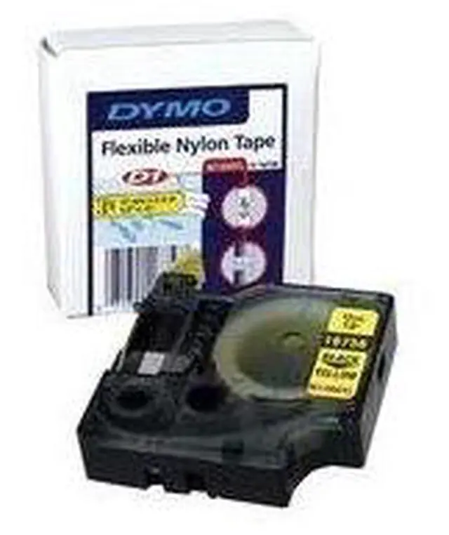 Alt view image 3 of 10 - Sanford 18445 Black on White Label Printer Tape, 19mm Width, 5.5m Length