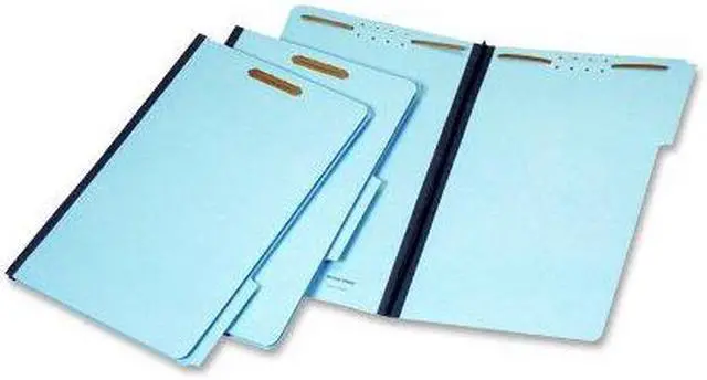 Alt view image 2 of 7 - Pendaflex File Folders 1"Exp 1/3 Cut Tab 2 Fastnrs Lgl 25/BX BE 616F213BLU
