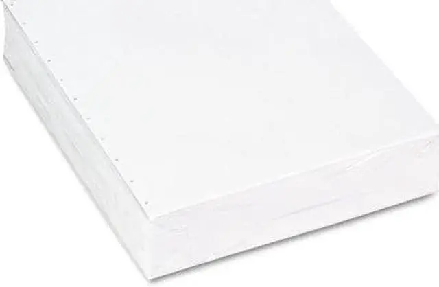 Alt view image 2 of 5 - 8-1/2'' x 11" Laser Cut Sheet, 20# White Stock, 11 Hole Velobind Punch (Carton of 2500)